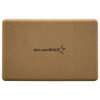 آجر یوگا گلدن استار Golden Star چوب پنبه‌ای