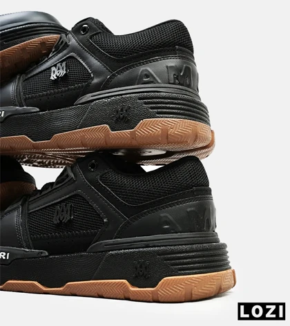 کفش کتانی مشکی قهوه ای AMIRI MA2 Leather مدل 4732