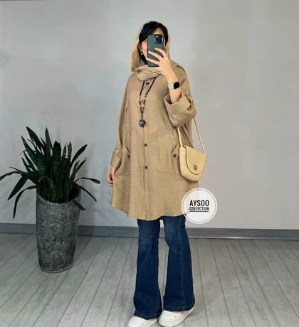 مانتو دکمه دار قاصدک1