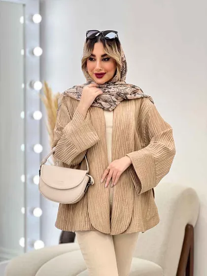 مانتو هلالی بغل چاک