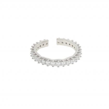 انگشتر نقره تنیسی کد 451259