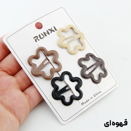 گیره مو دخترانه مدل ستاره پک چهار عددی