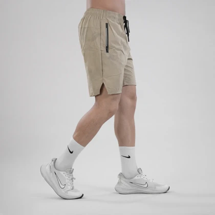 شلوارک ورزشی مردانه نایک مدل Dri Fit-9036 کرم