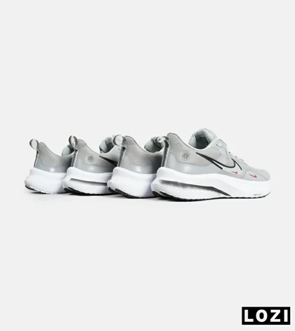 کفش کتانی مردانه طوسی سفید NIKE Lebron 22 Guide