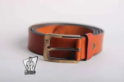 کمربند قهوه ای روشن CALVIN KLEIN