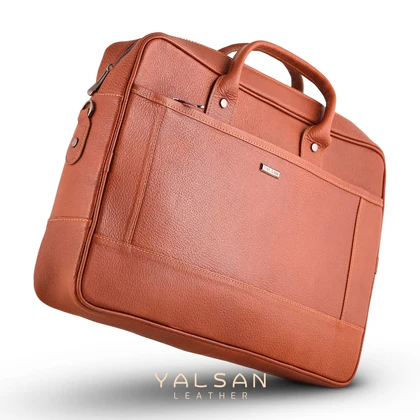 کیف اداری مردانه چرم یلسان مدل نکو کد013-BF