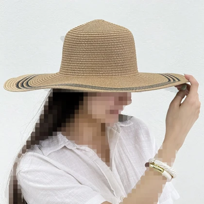 کلاه حصیری زنانه ساحلی | آی بولک