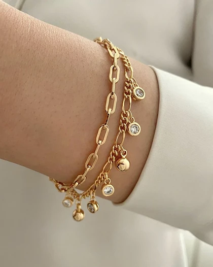 دستبند آویزدار گوی آناهید ژوپینگ