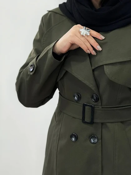 ترنچ کت آستردار پری رخ