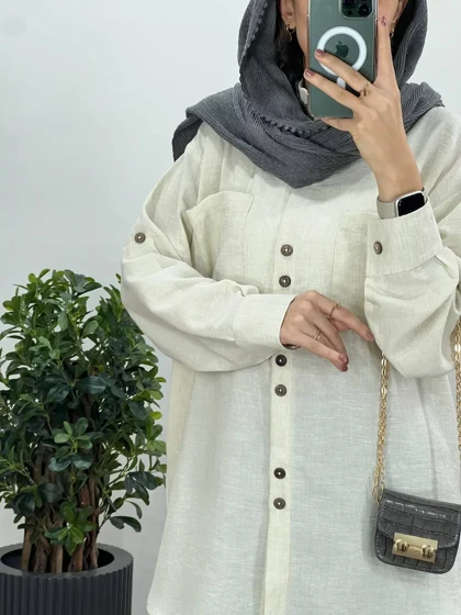 مانتو لینن زارا روشنا 1