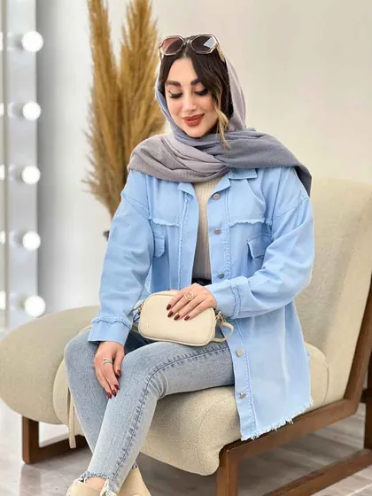 مانتو کتان ریش دار ترلان