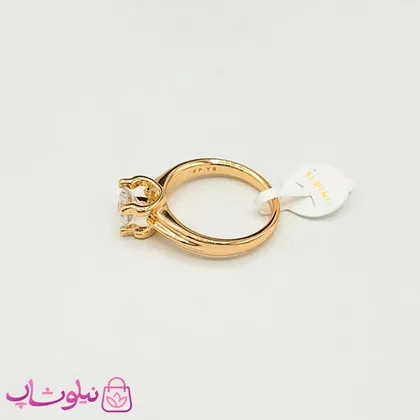 انگشتر زنانه ژوپینگ نگین سفید طرح جواهر