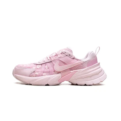 کفش نایک وی تو کی صورتی گل‌دار Nike V2K Pink Floral