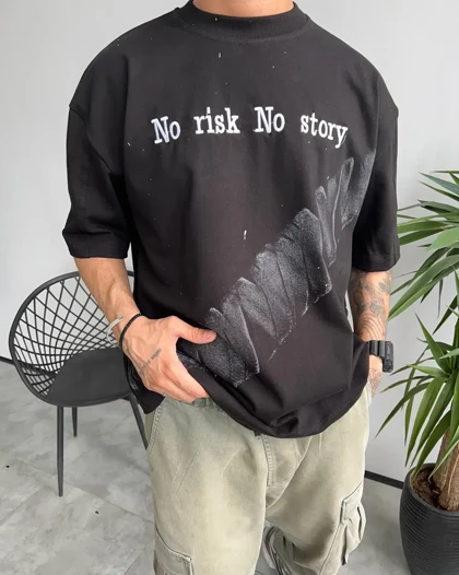 تیشرت NO RISK مشکی