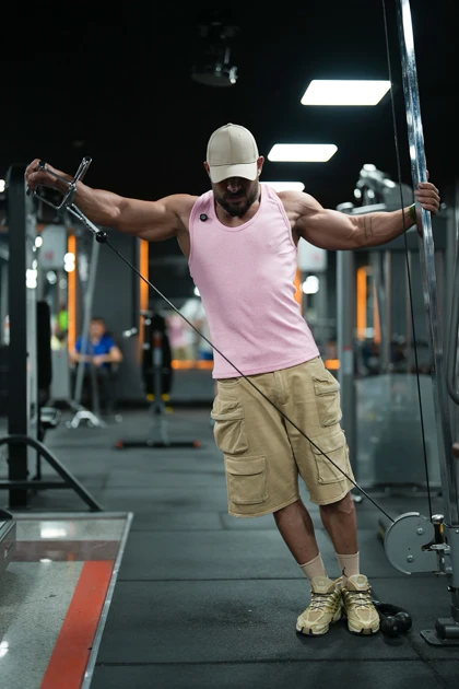 رکابی تنک تاپ قهرمانی آیسان اسلامی صورتی