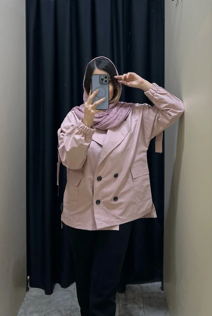 بارانی زنانه مدل آستین کش قد 70