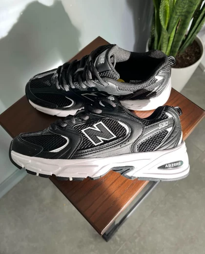 کتانی ویتنامی نیوبالانس 530 مشکی سفید New balance 530 Black and white
