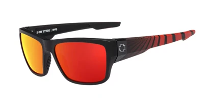 عینک آفتابی اسپای Dirty Mo 2 Matte Black Red Burst HD Plus Rose Polar W Red Spectra