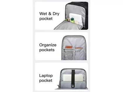 کوله پشتی اورجینال بنج مدل BANGE - BG1801