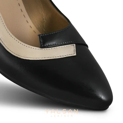 ست کیف و کفش زنانه چرم یلسان مدل آوید کد 959-SELIN-GN