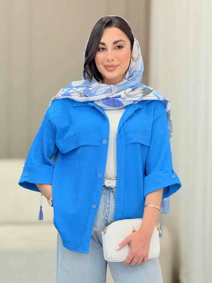 مانتو آستین پاکتی جلو ژیله