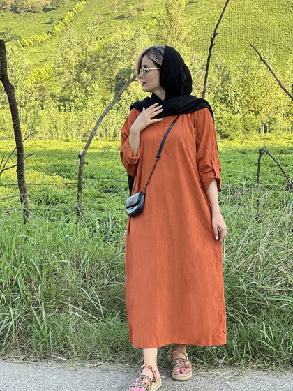 پیراهن مانتویی نفس