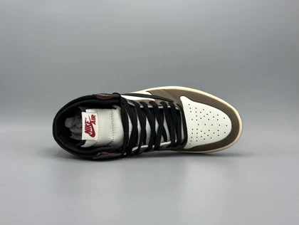 کتانی نایکی جردن1 ترویس اوجی موکا/Nike Air Jordan1 Travis Mocha