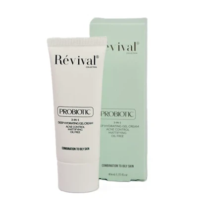 ژل کرم آبرسان پوست چرب و جوش دار 24 ساعته رویوال 40 میل