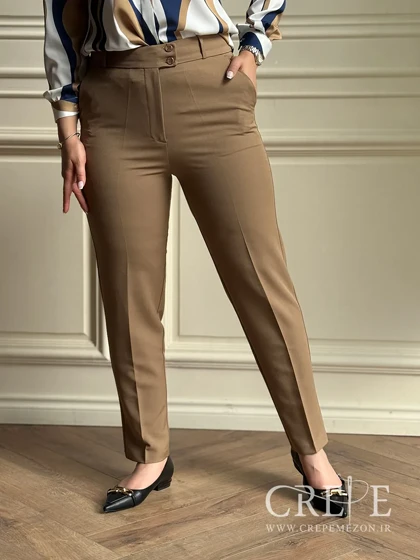 شلوار کلاسیک راسته دو قزن قد 100