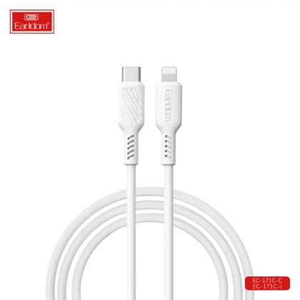 کابل تایپ سی به لایتنینگ ارلدام مدل EC-171C-L توان 20 وات یک متری