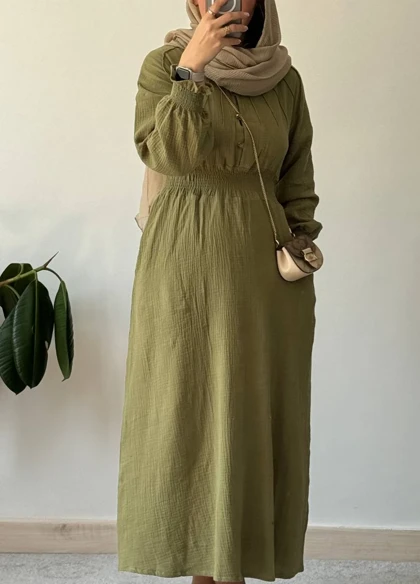 پیراهن مانتویی سیمین