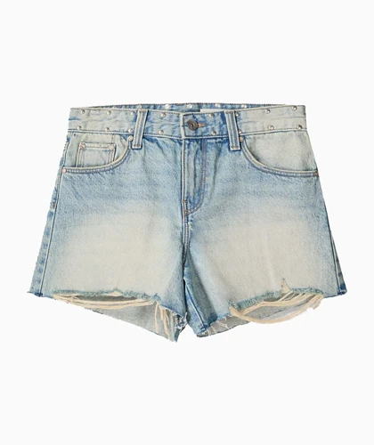 شلوارک جین زاپ‌دار Bershka310