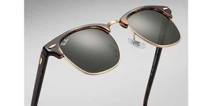 عینک آفتابی RayBan 3016 51 Clubmaster Classic Tortoise Green Classic