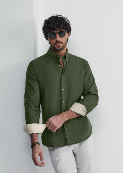 پیراهن یقه دکمه دار 2520103