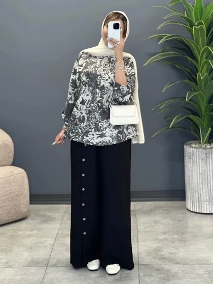 ست آبرنگی دکمه چوبی