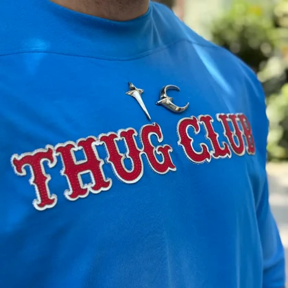 تیشرت ثاگ کلاب THUG CLUB آبی 316