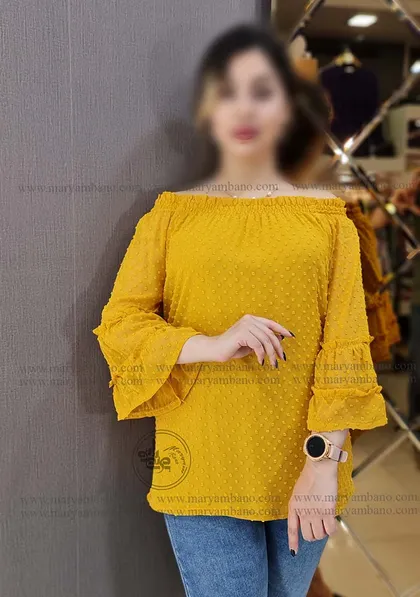 شومیز یقه قایقی