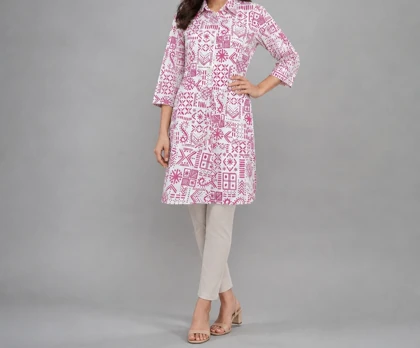 مانتو زنانه لینن گندم کد 83