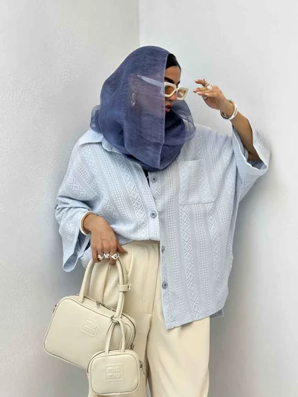 شومیز آستین دکمه