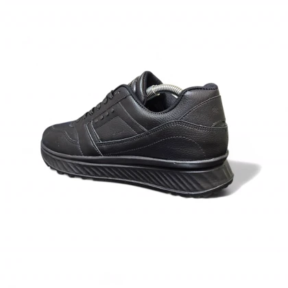 کفش مردانه چرمی مدل اکو بیوم مشکی تمام