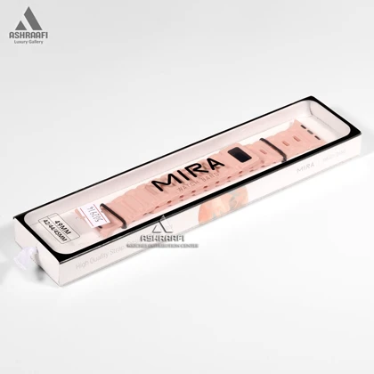 بند سیلیکونی صورتی ساعت هوشمند Smart Watch Strap P1