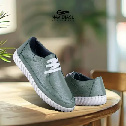 کفش زنانه چرم اسپورت کد 2039002