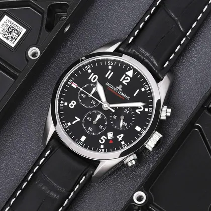 ساعت مچی مردانه ژاک لمنز jacques lemans اورجینال مدل 42-2A