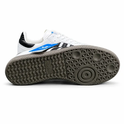 کفش کتانی مردانه مدل ونس سامبا سفید مشکی Adidas Samba