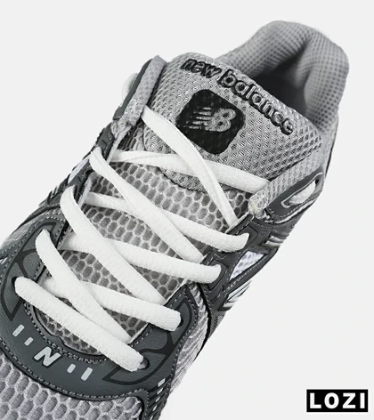 کفش کتانی بزرگ پا سفید طوسی New Balance 860 V.02 مدل 7524