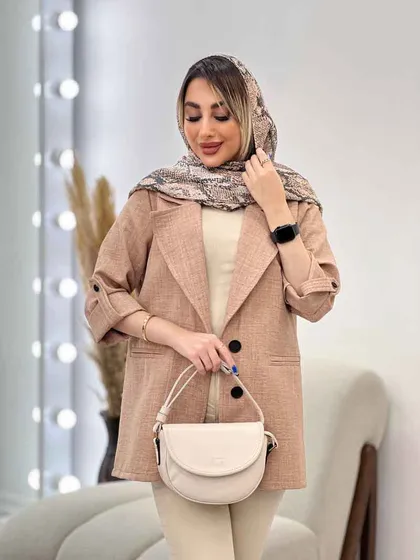 مانتو دو دکمه رها
