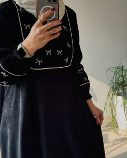 مانتو عبایی پاپیون 1