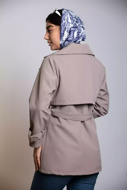 بارانی کوتاه ژیله دار