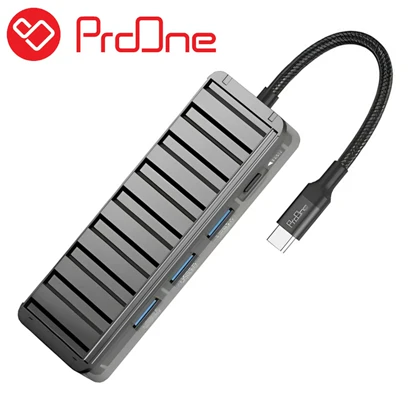 هاب تایپ سی 4 پورت طرح شفاف پرووان PHU554