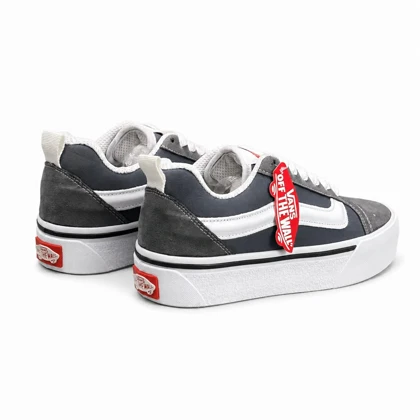 کفش کتانی زنانه و مردانه مدل ونس اولداسکول کنو طوسی Vans oldskool Knu